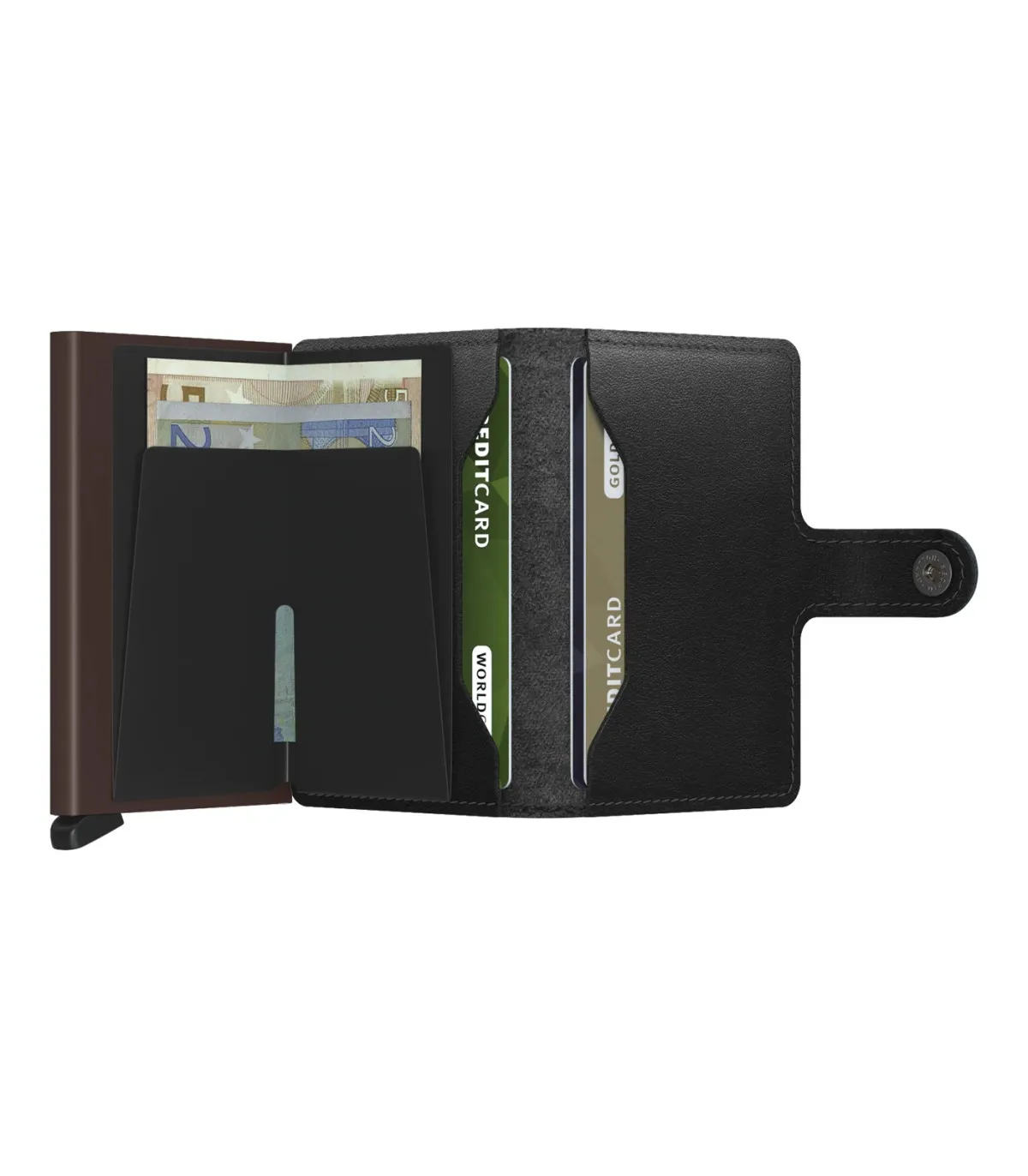 SECRID MINIWALLET ORIGINAL BLACK BROWN  MBLACKBROWN