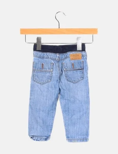 Sfera Jeans denim azul cintura elástica