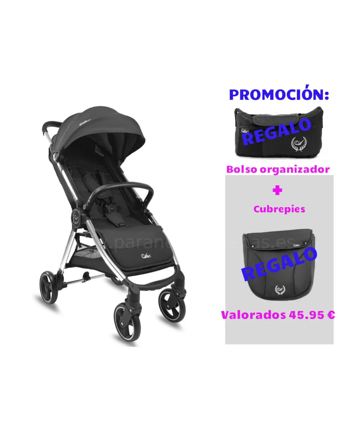 Silla de paseo Arrúe Nano city 2 black
