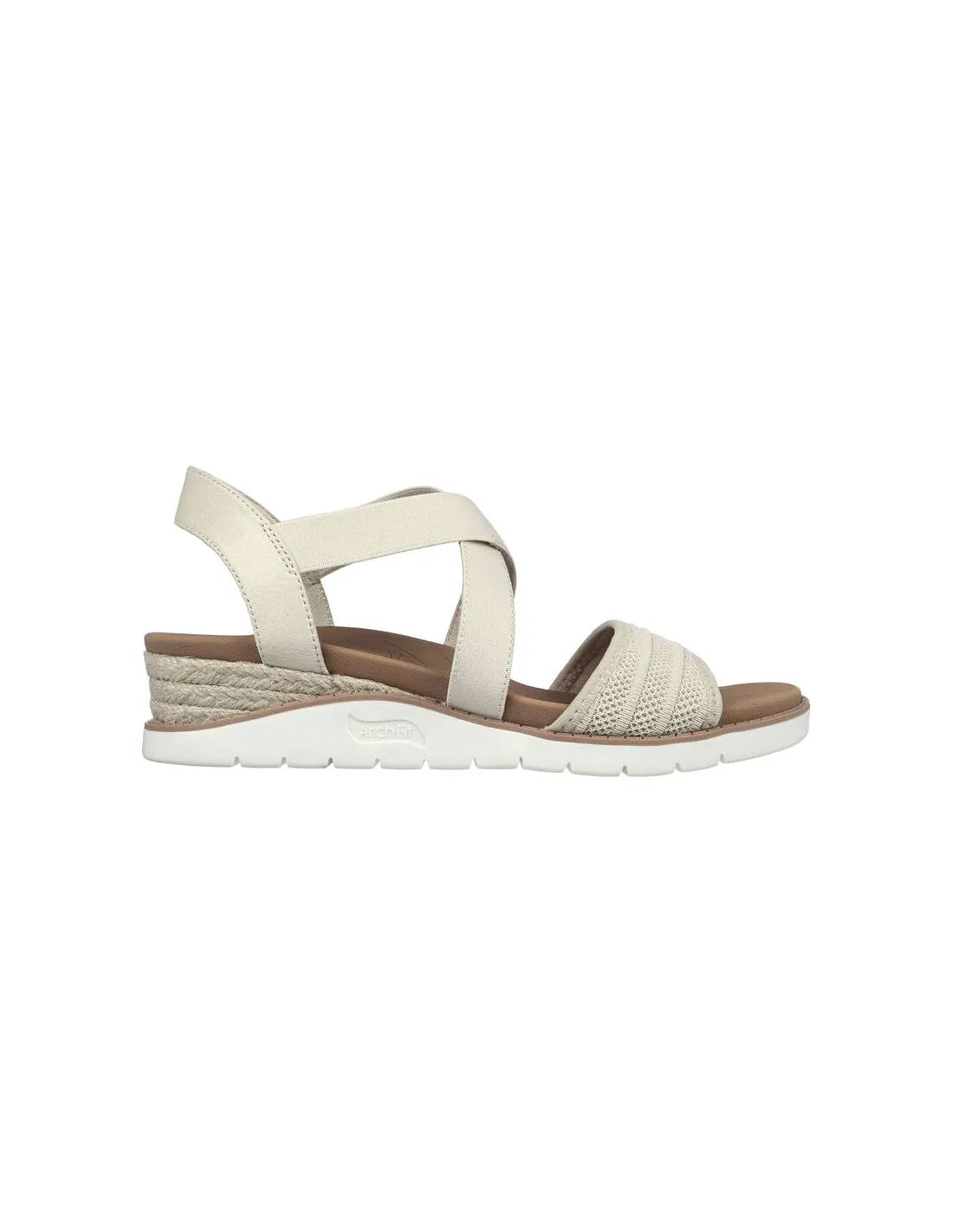 SKECHERS  SANDALIA CUñA BEACH KISS BOHO BEYO NATURAL