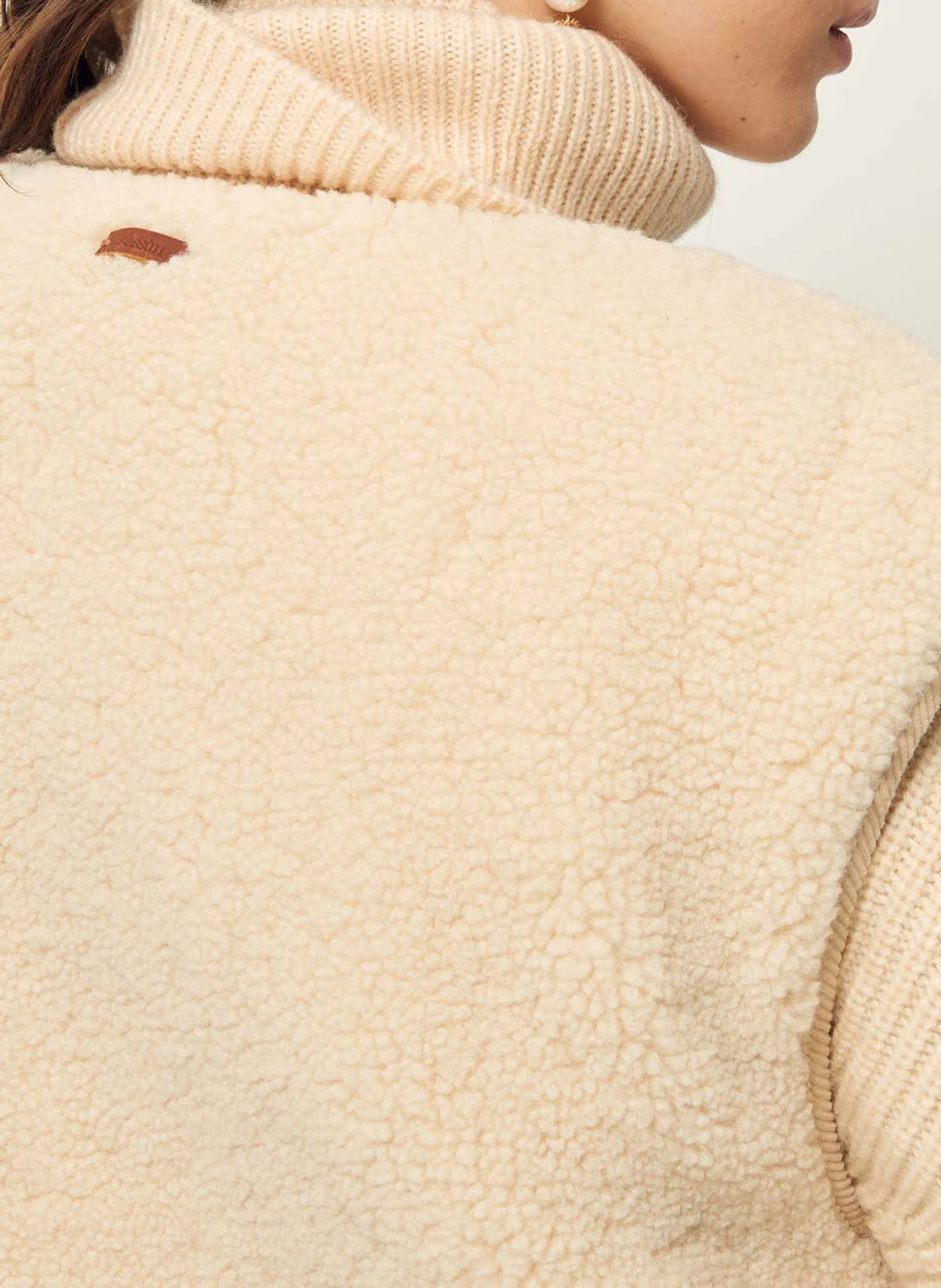 SNOWDONIA  CHAQUETA RECTA REVERSIBLE EN BEIGE