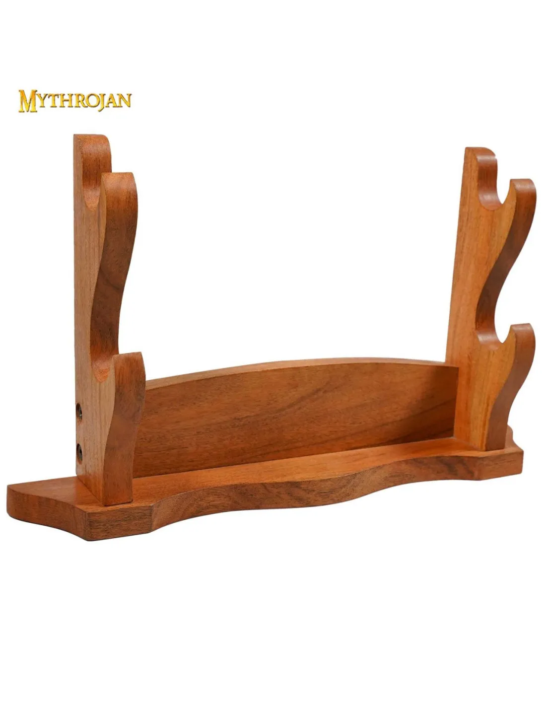 Soporte de sobremesa en madera para 2 armas