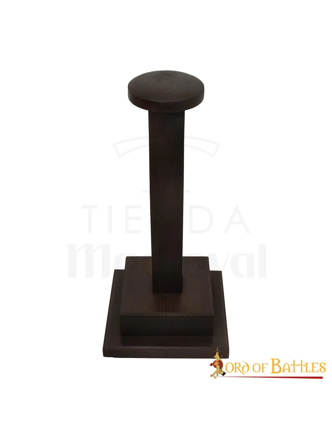 Soporte madera hecho a mano para cascos (42 cm.)