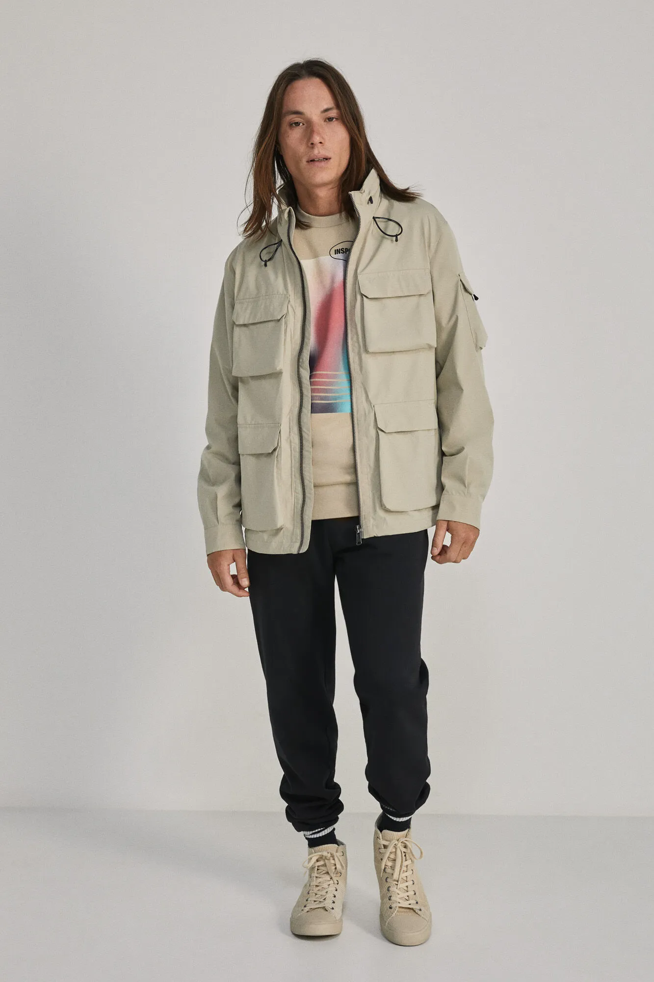 Springfield Chaqueta técnica multibolsillos