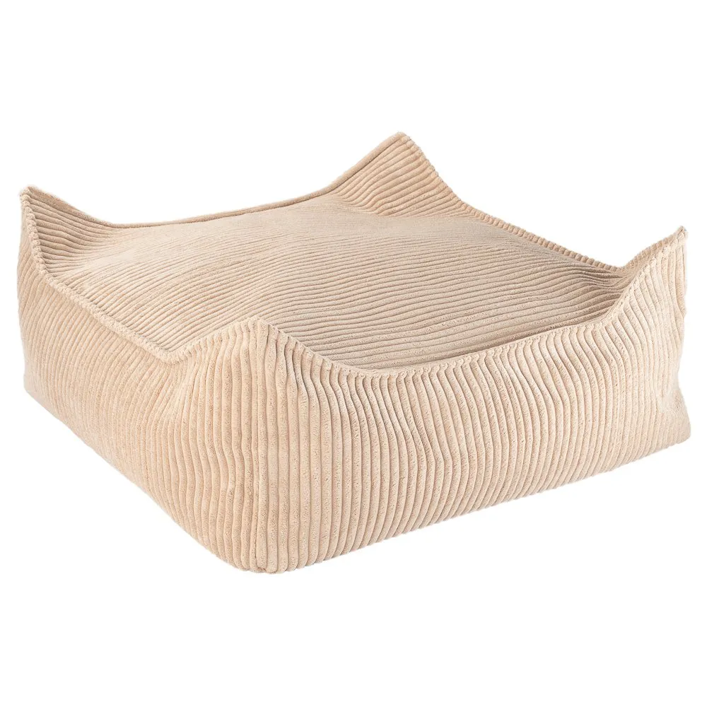 SQUARE OTTOMAN  PANA  BROWN SUGAR