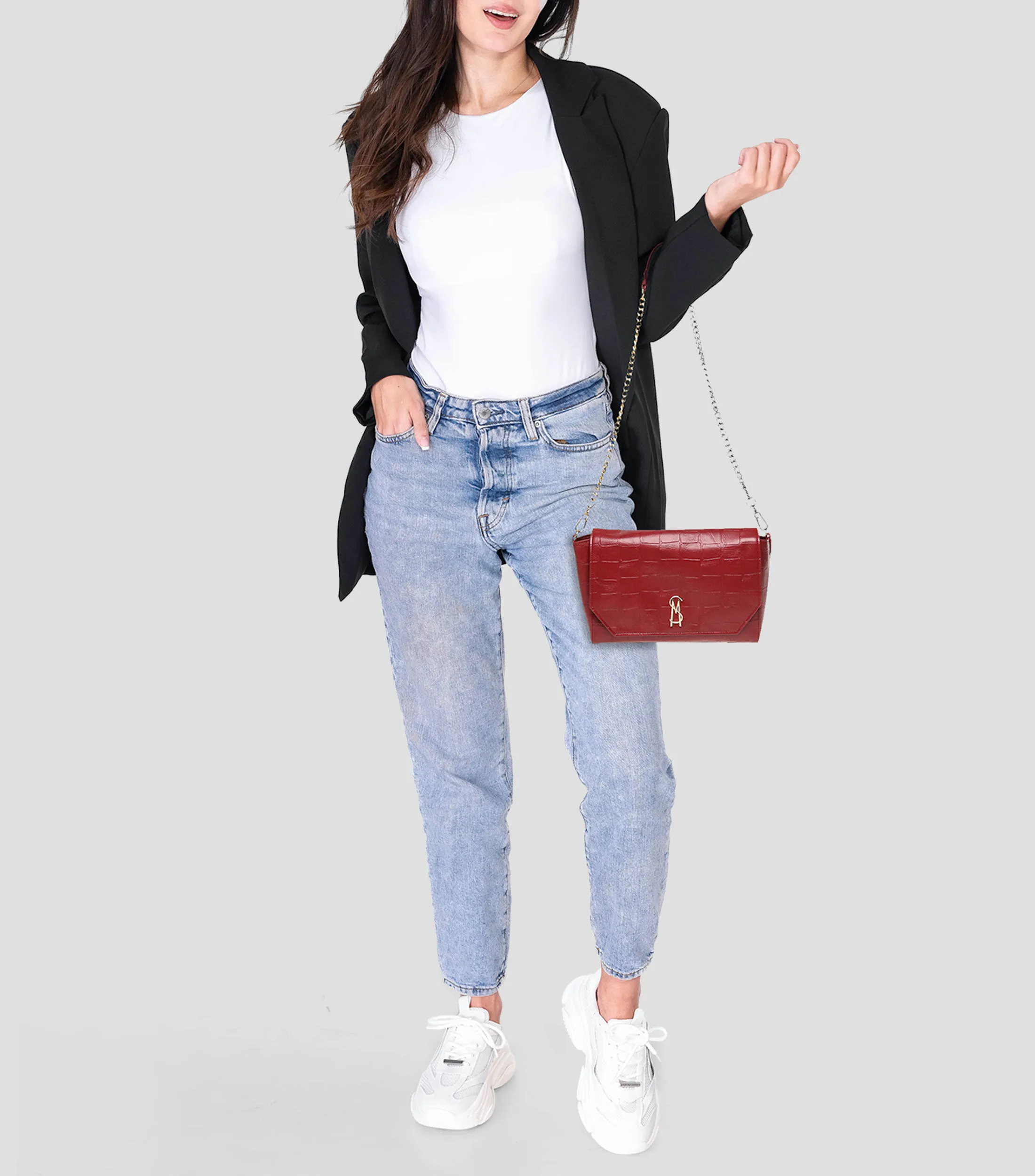 Steve Madden Bolso Crossbody con Logotipo Mujer