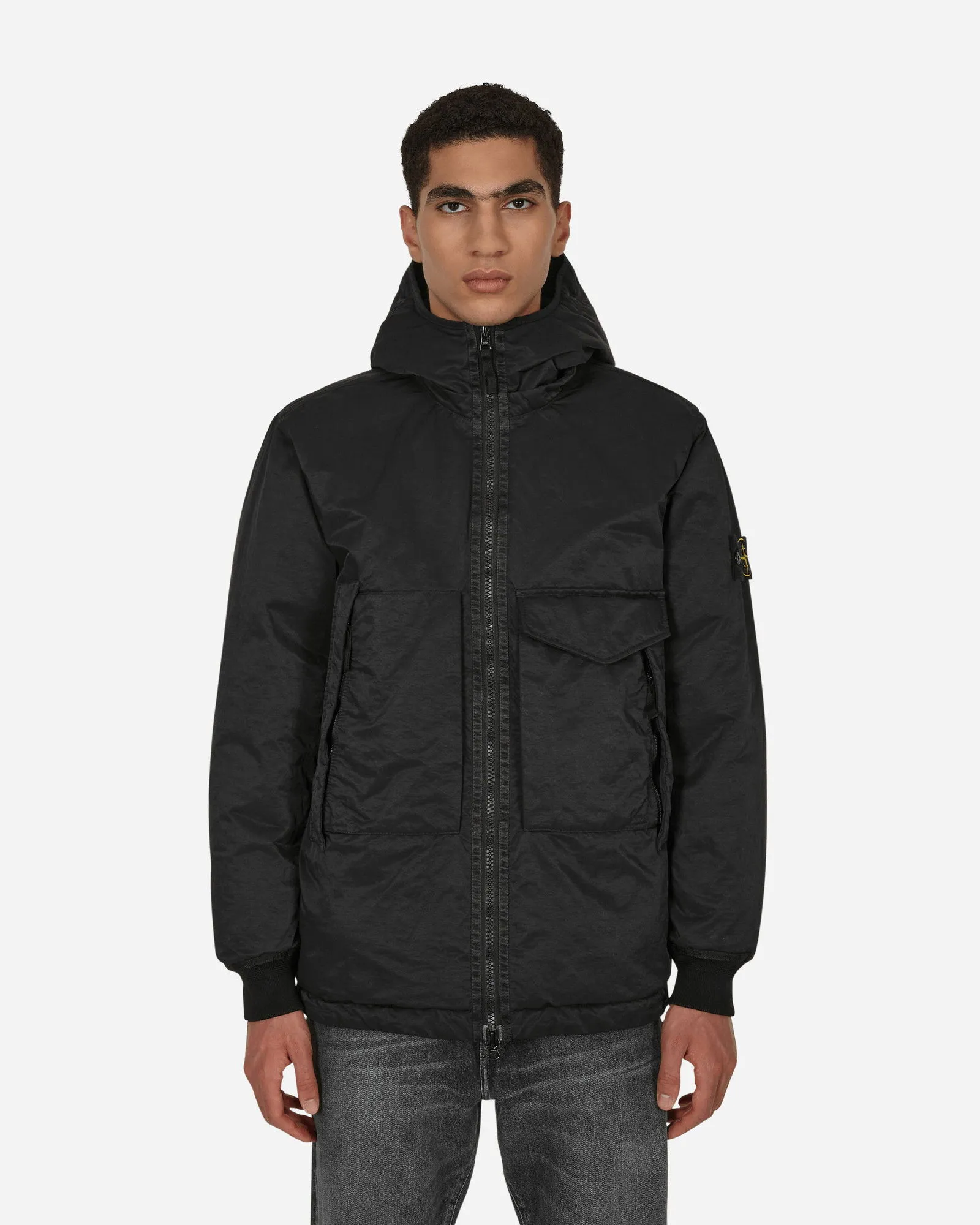 Stone Island Opaque Nylon Twill Down Jacket