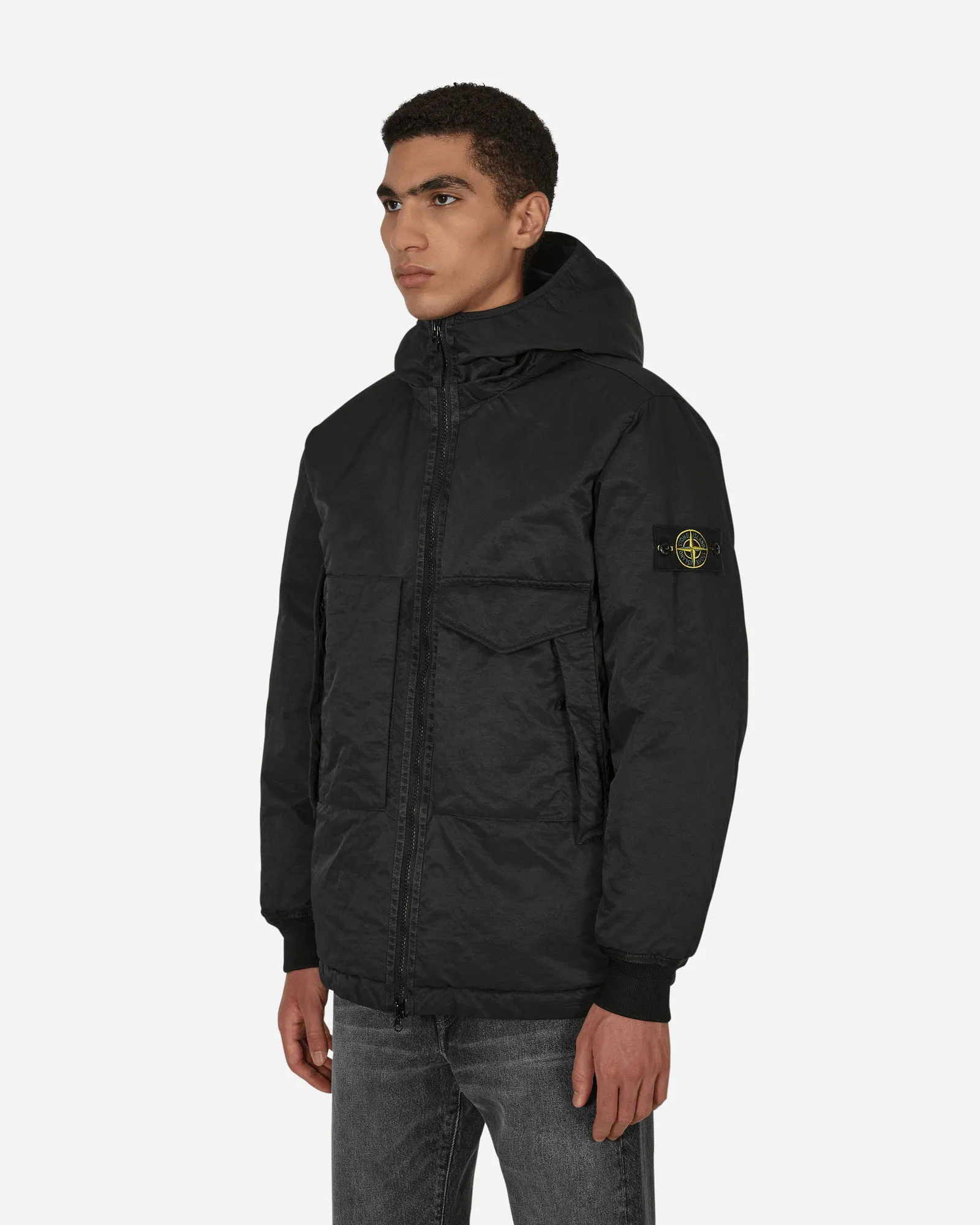 Stone Island Opaque Nylon Twill Down Jacket