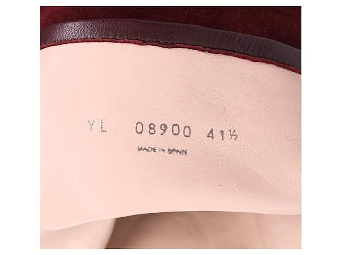 Stuart Weitzman Botas altas hasta la rodilla elásticas con panel de cuero Edie en ante rojo Roja 
