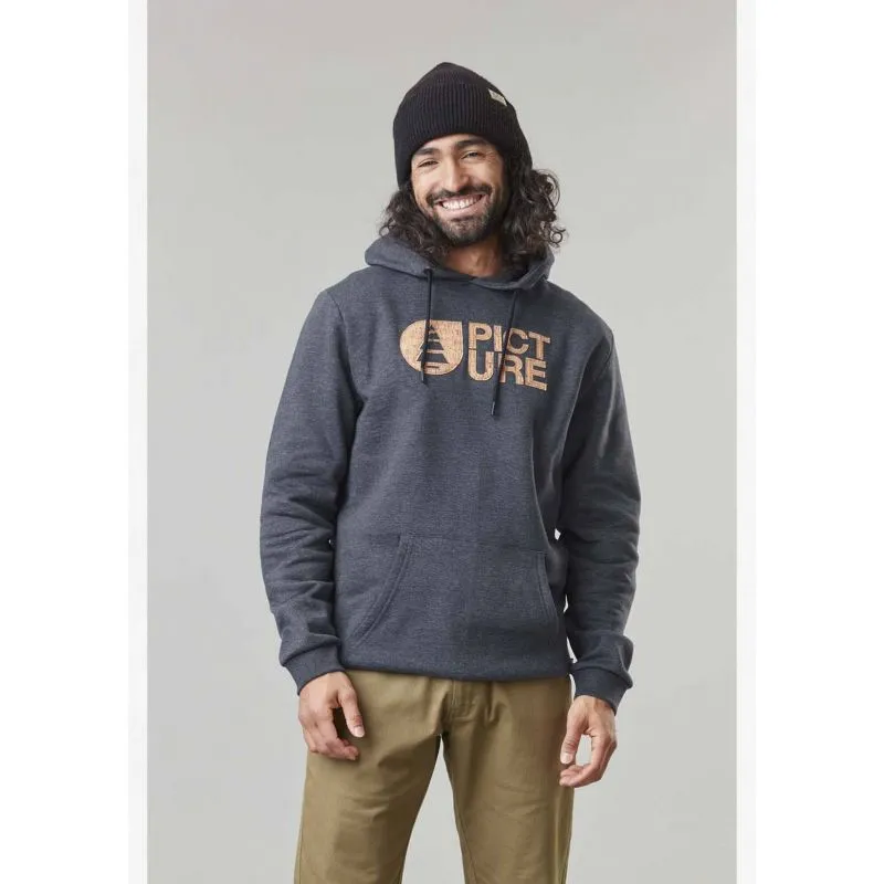 Sudadera Picture Sótano Hombre Capucha Cork (Azul oscuro Melange)