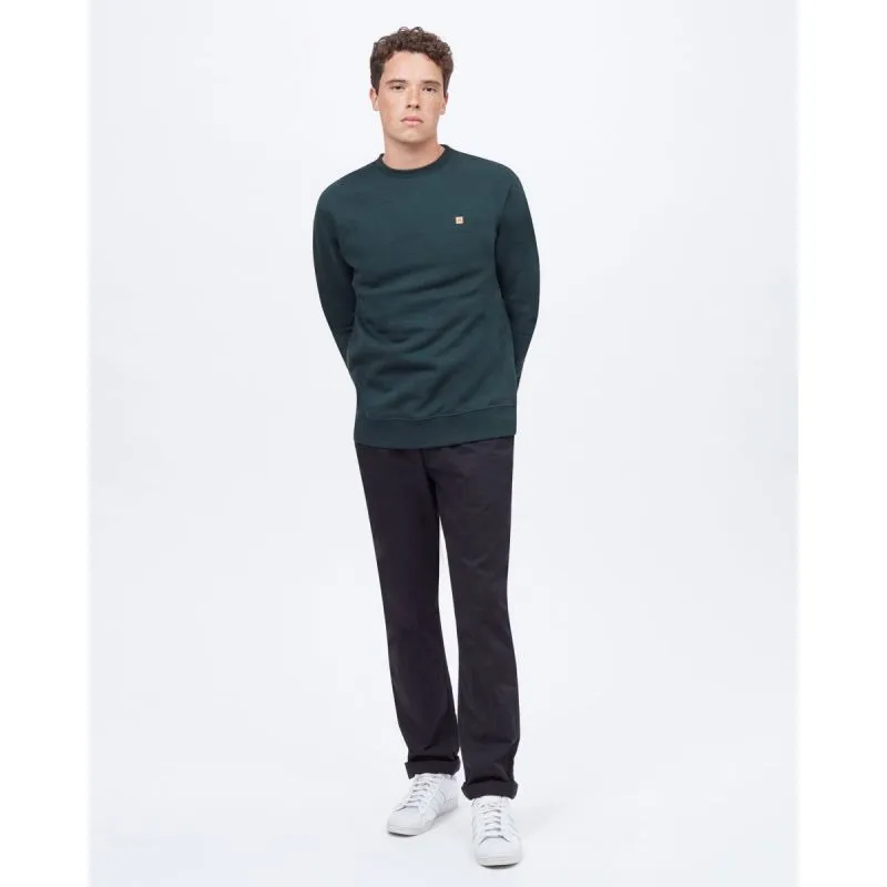 Sudadera Tentree Treefleece Classic Crew para hombre (verde bosque oscuro)
