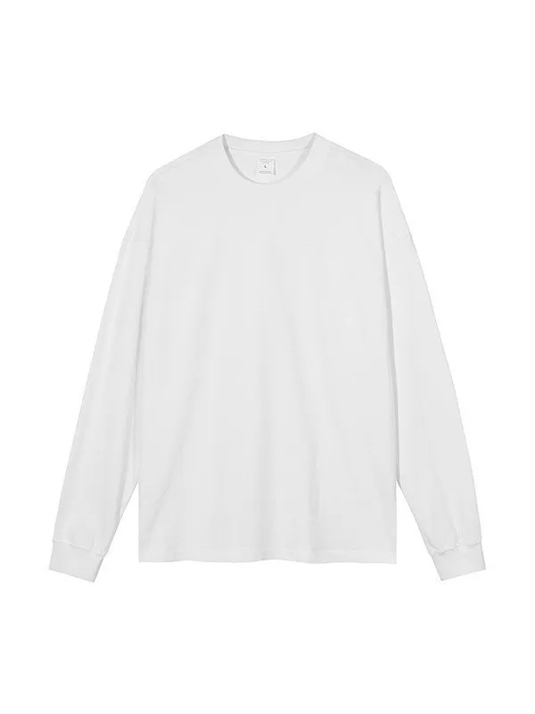 Sudadera unisex con cuello redondo y lavado vintage