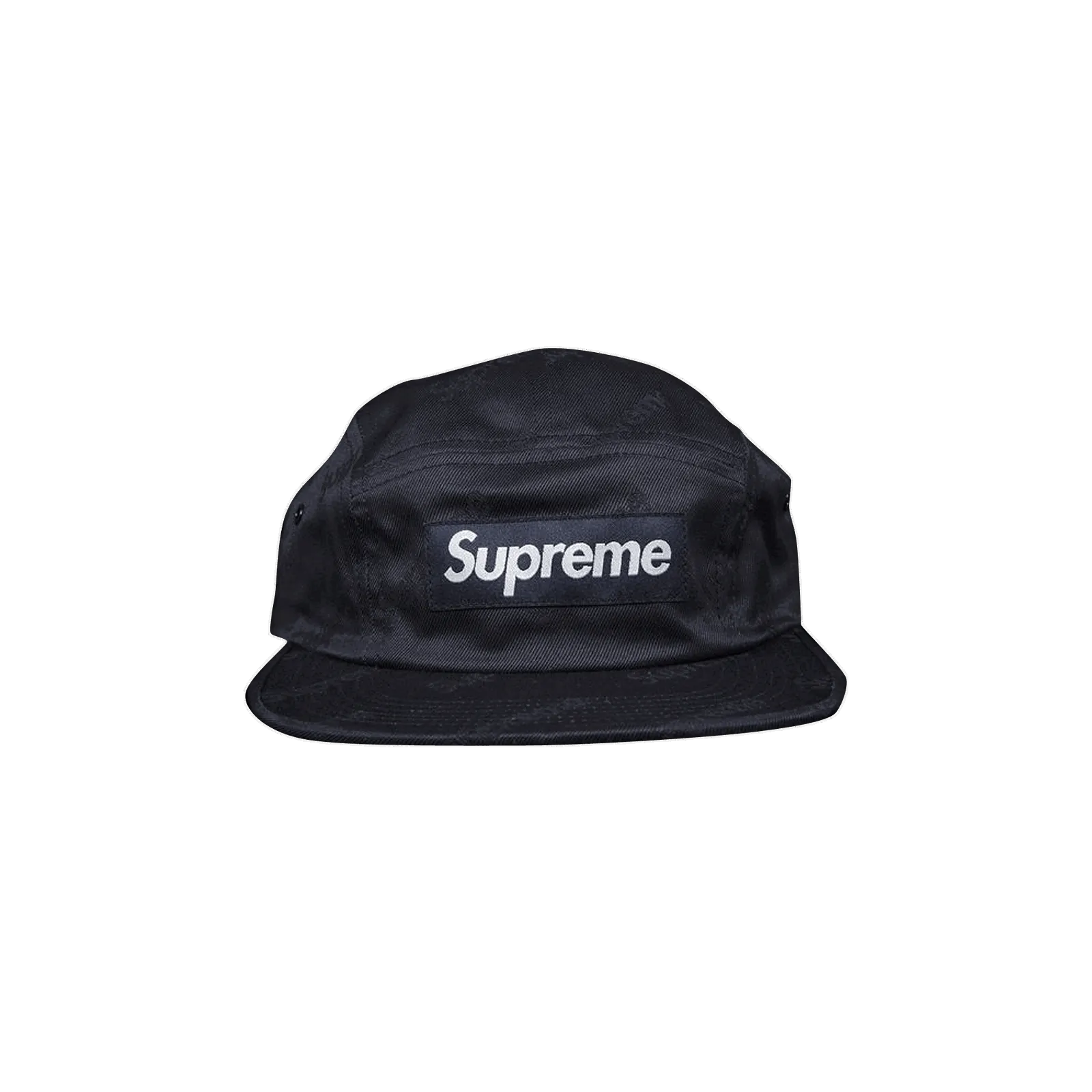 Supreme Jacquard Logos Twill Camp Cap