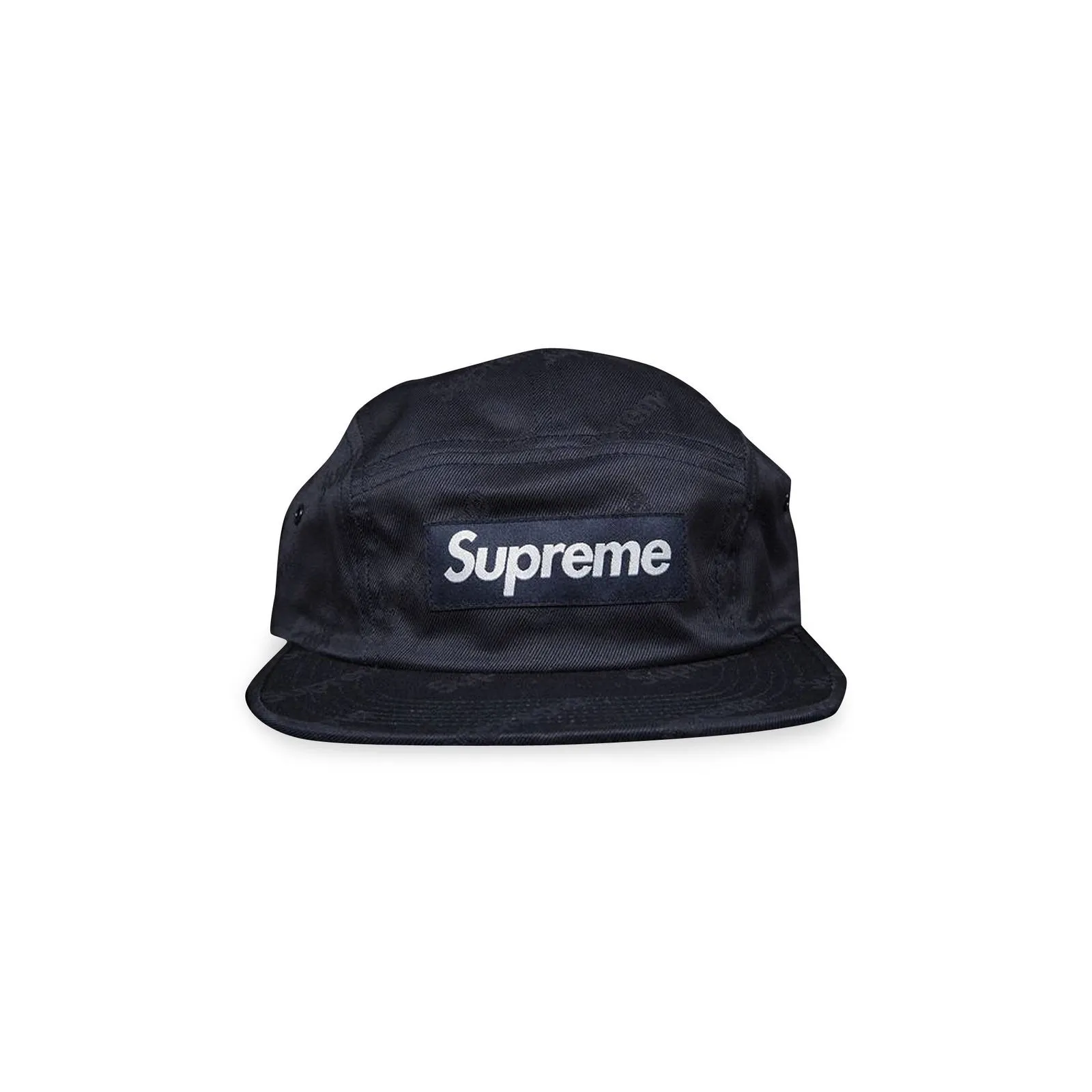 Supreme Jacquard Logos Twill Camp Cap