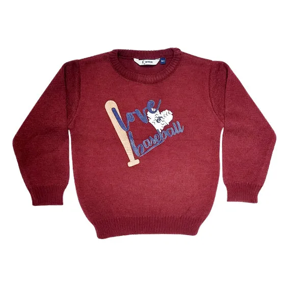 Suéter Bat Love Baseball Bebé