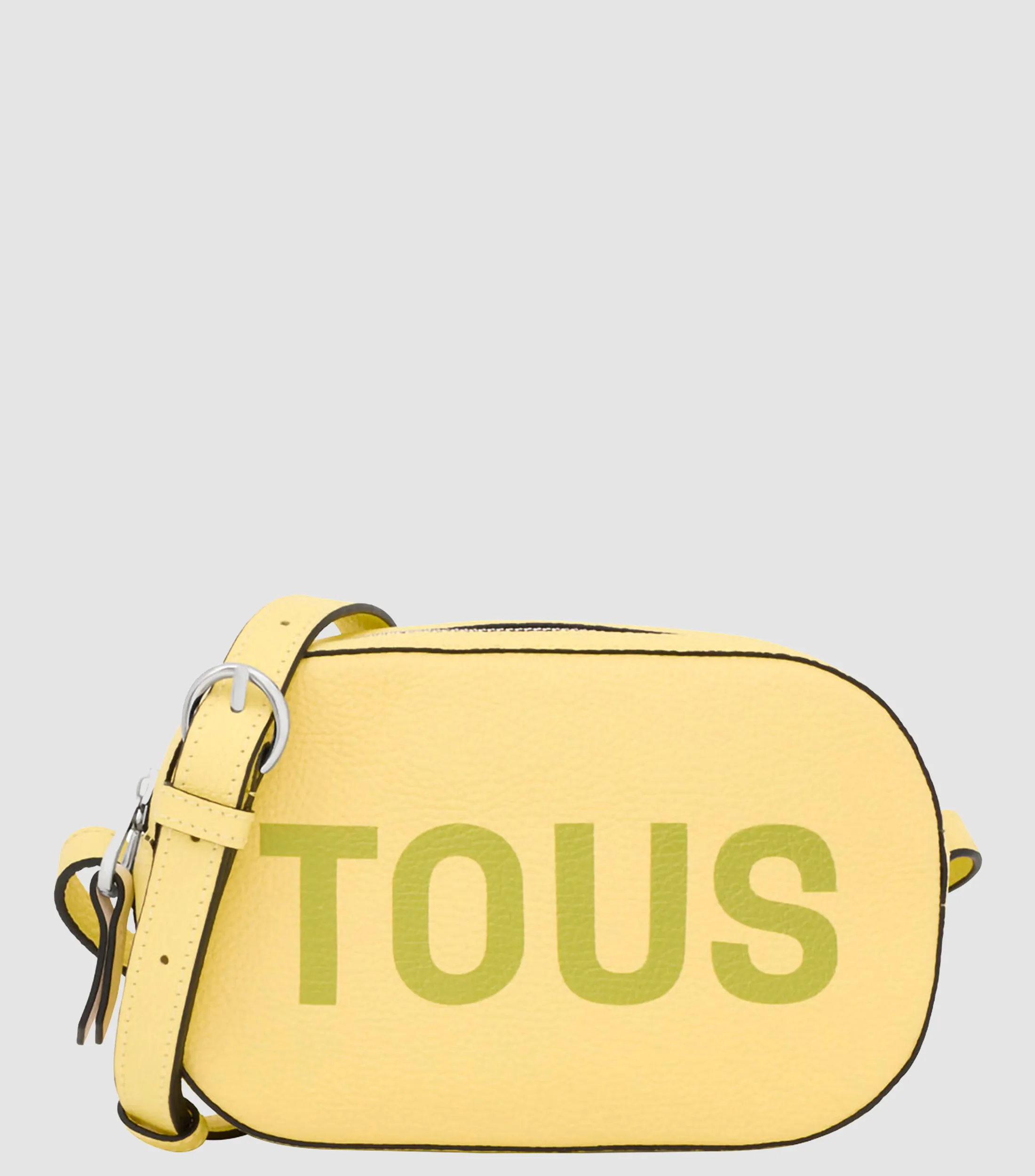 Tous Bolso crossbody amarillo en piel vacuna Lynn estampado Mujer