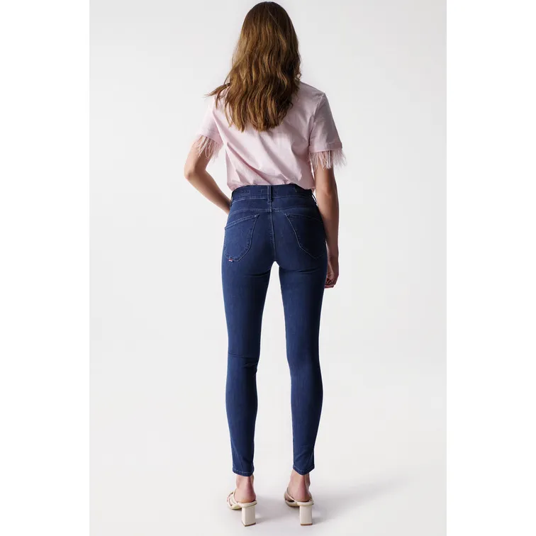 VAQUERO SECRET PUSH IN SKINNY SOFT TOUCH MUJER SALSA