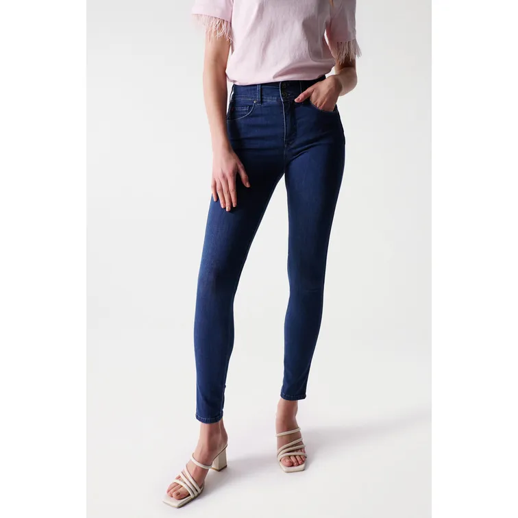 VAQUERO SECRET PUSH IN SKINNY SOFT TOUCH MUJER SALSA