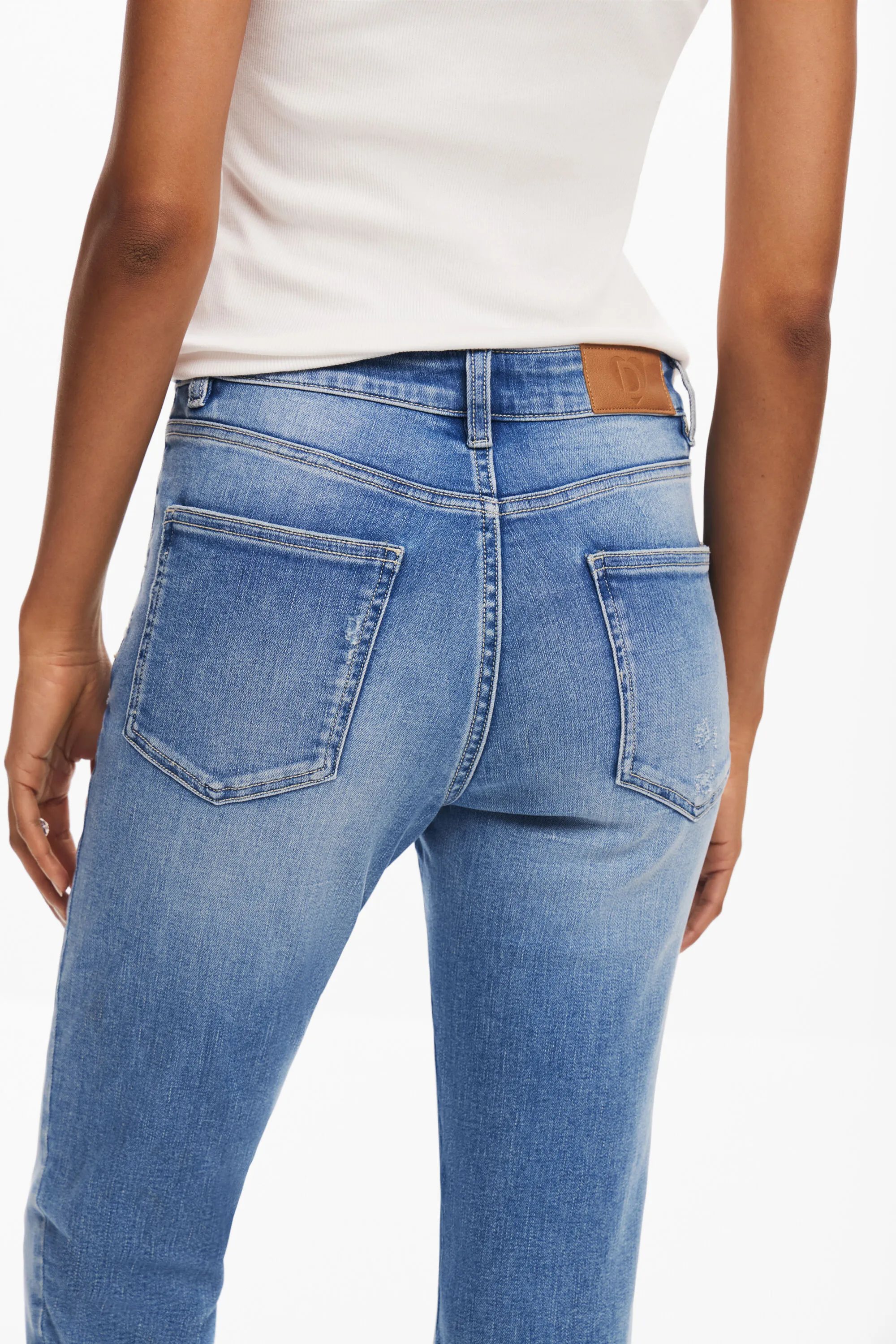 Vaqueros skinny lisos