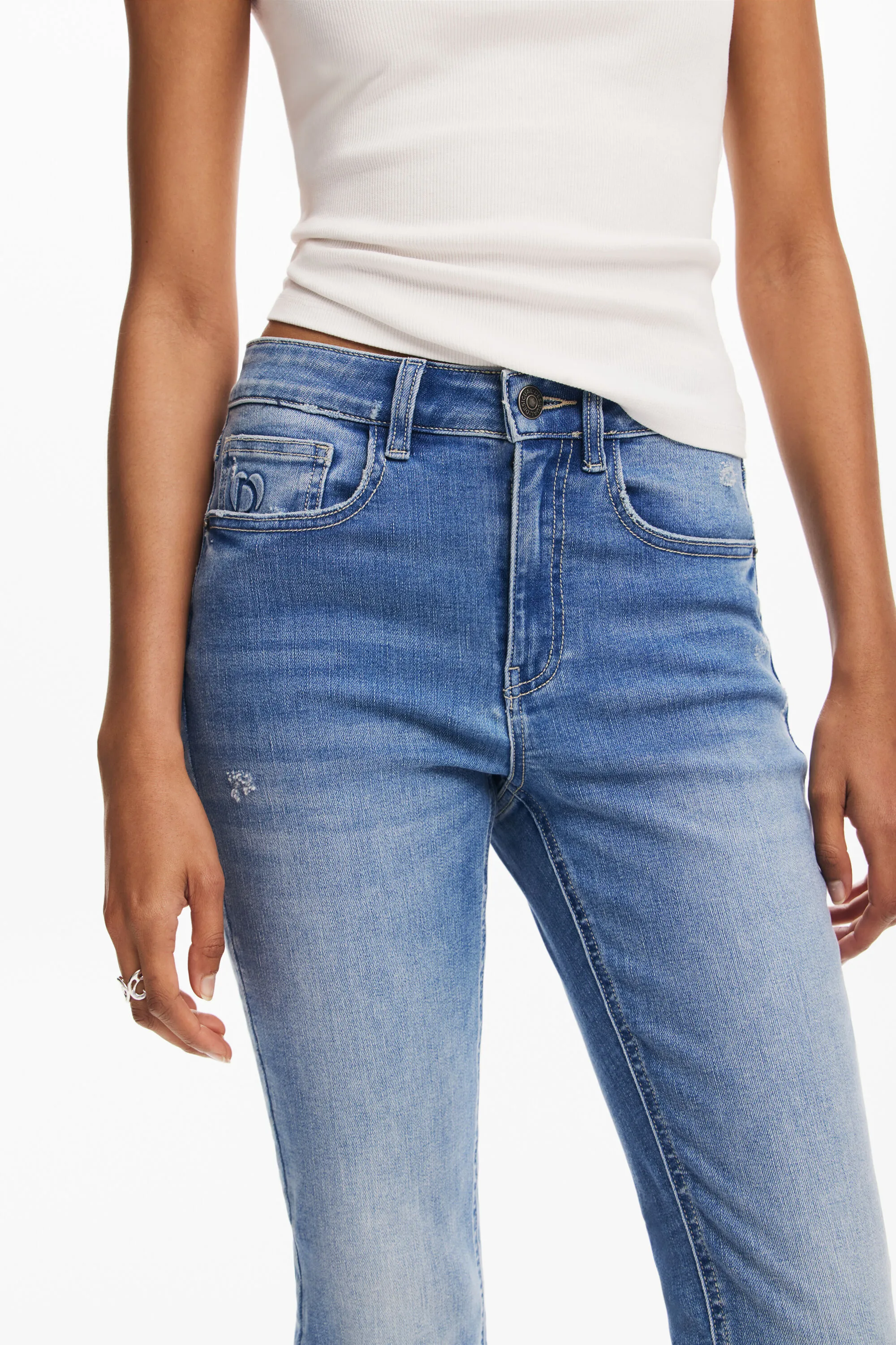 Vaqueros skinny lisos