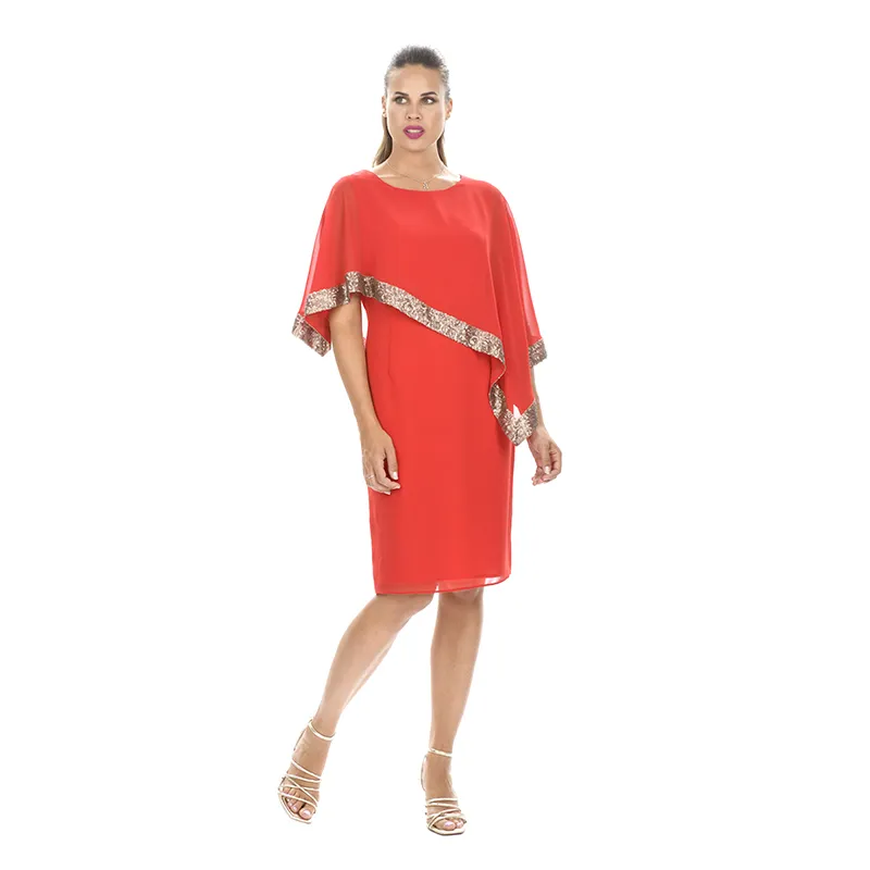 VESTIDOCAPA CON CENEFA DE FANTASíA