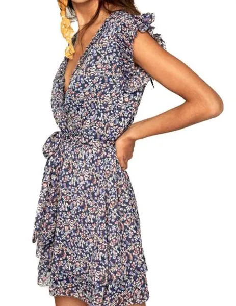 vestido pepe jeans estampado corto jara