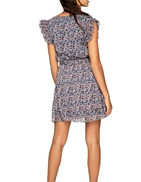 vestido pepe jeans estampado corto jara