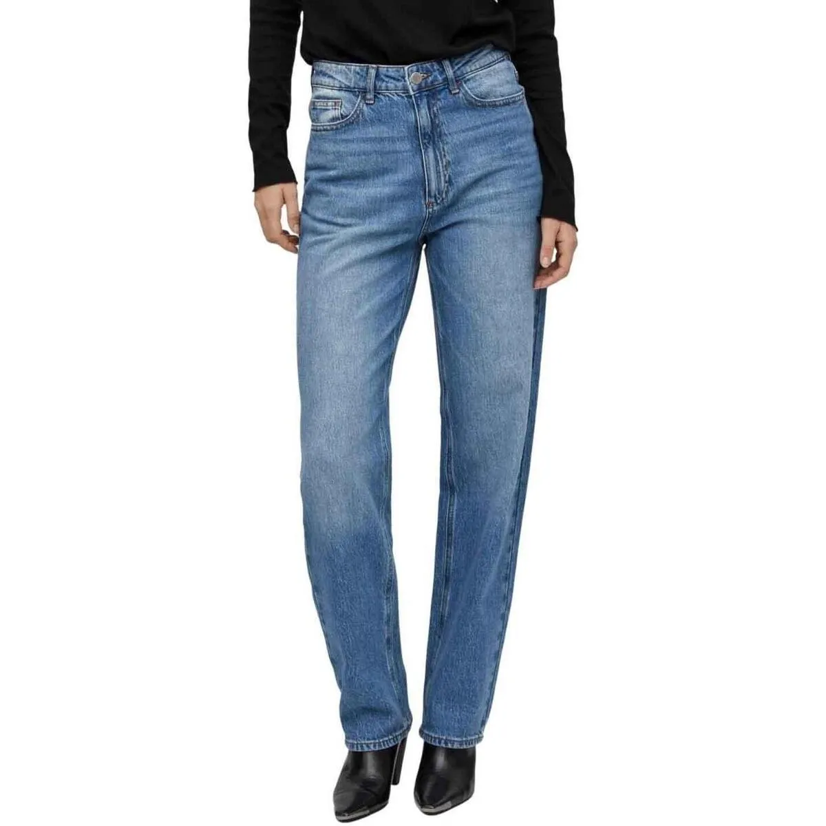 VIKELLY JAF HW STRAIGHT JEANS