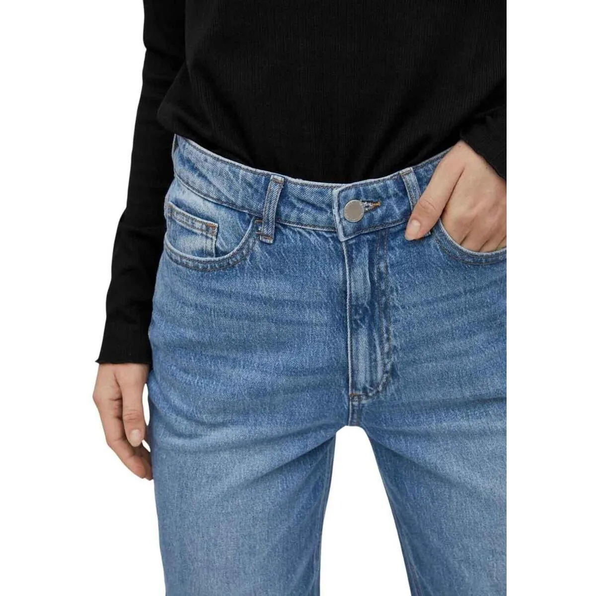 VIKELLY JAF HW STRAIGHT JEANS