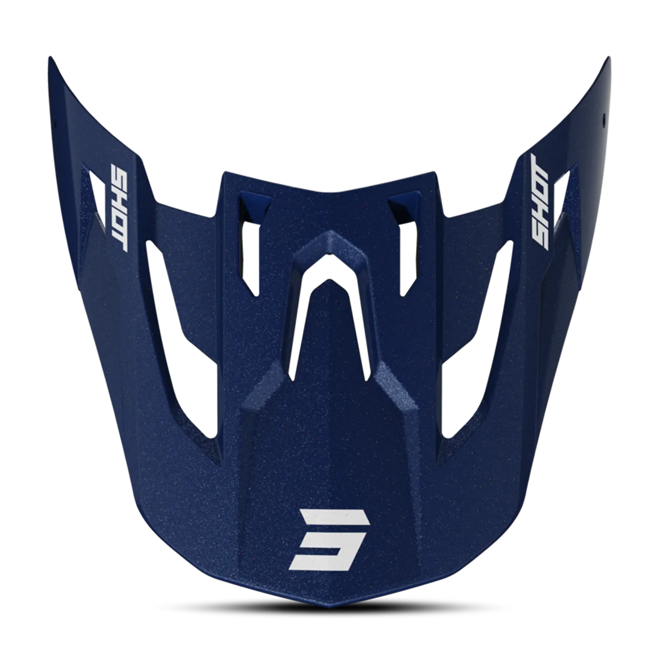 Visera Casco de Cross Shot Core Custom Azul Perlado 