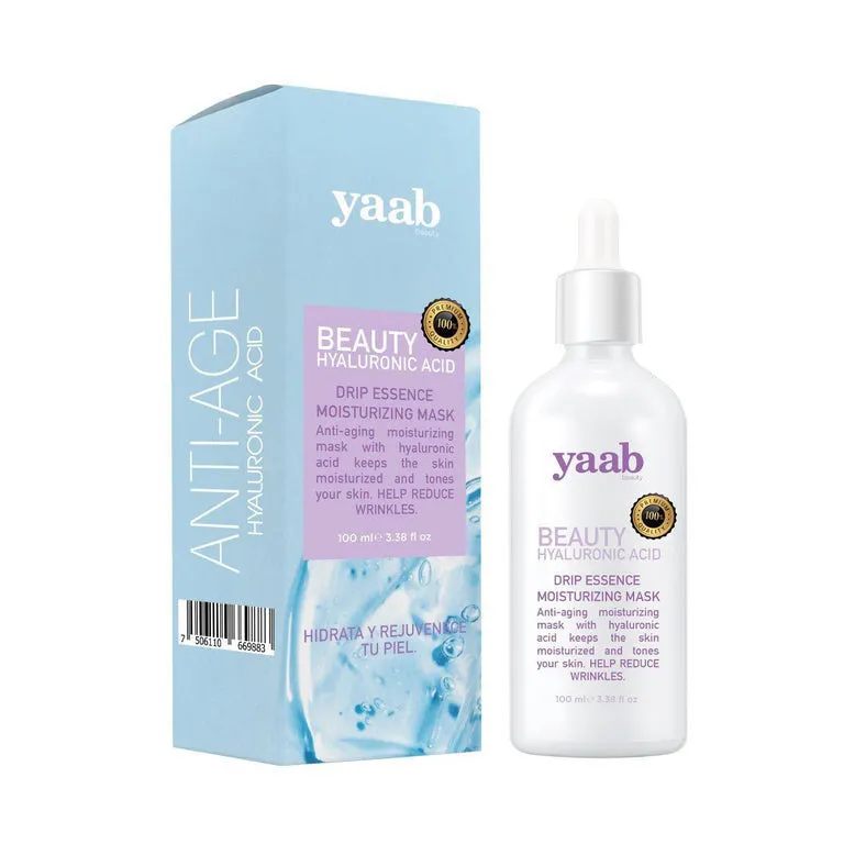 YAAB BEAUTY, SUERO ANTIEDAD CON CIDO HIALURóNICO, 30 ML