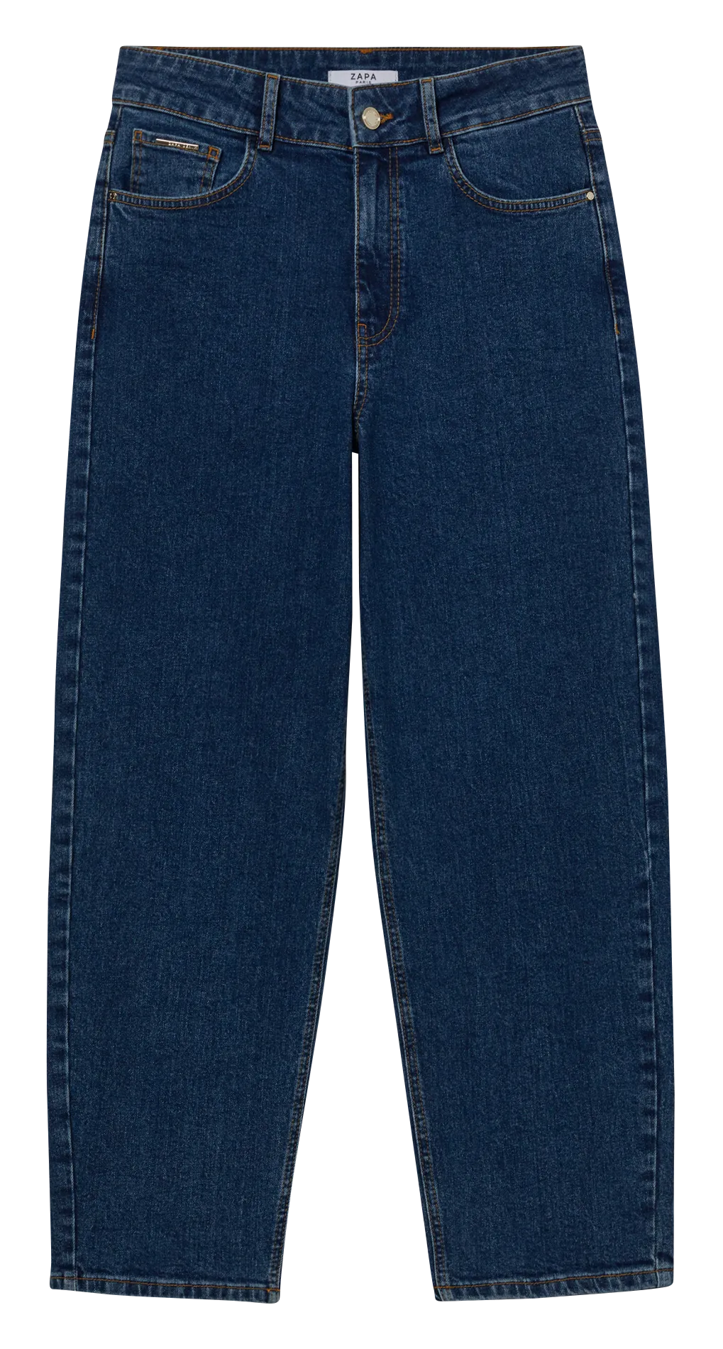 ZAPA JAKE  JEAN RECTO EN ALGODóN CRUDO EN AZUL