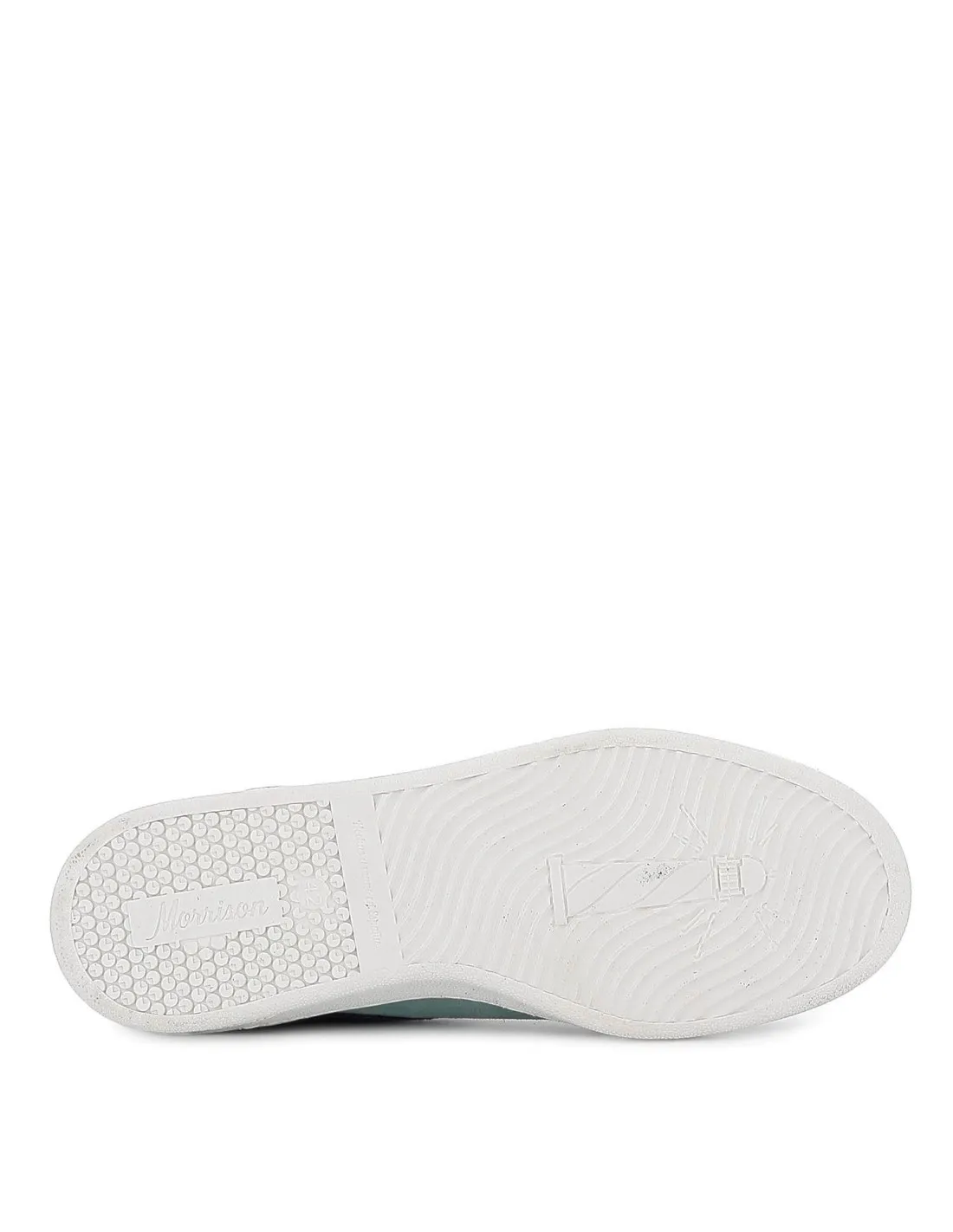 Zapatilla de serraje granate y verde diseño hombre Morrison
