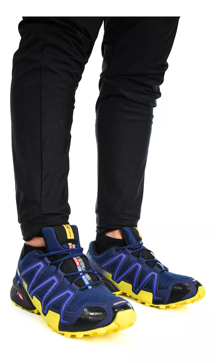Zapatilla Trekking Hombre Importada Liviana Cómoda Irun 2000