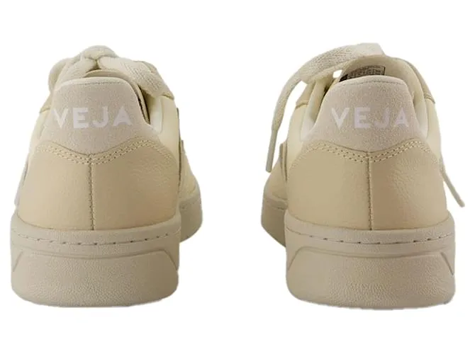 ZAPATILLAS V10  VEJA  CUERO  MARRóN CASTAñO 