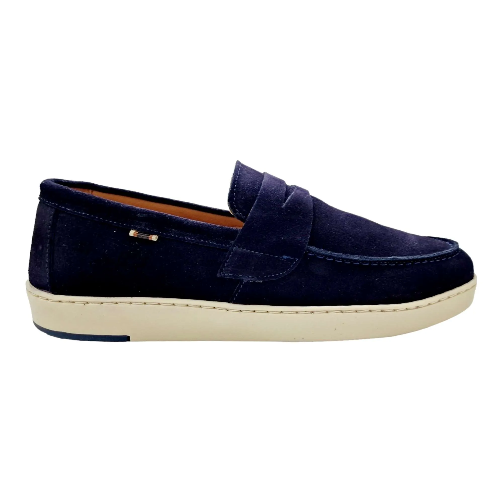 ZAPATOS MOCASÍN HOMBRE PIEL SUELA CASCO MARINO