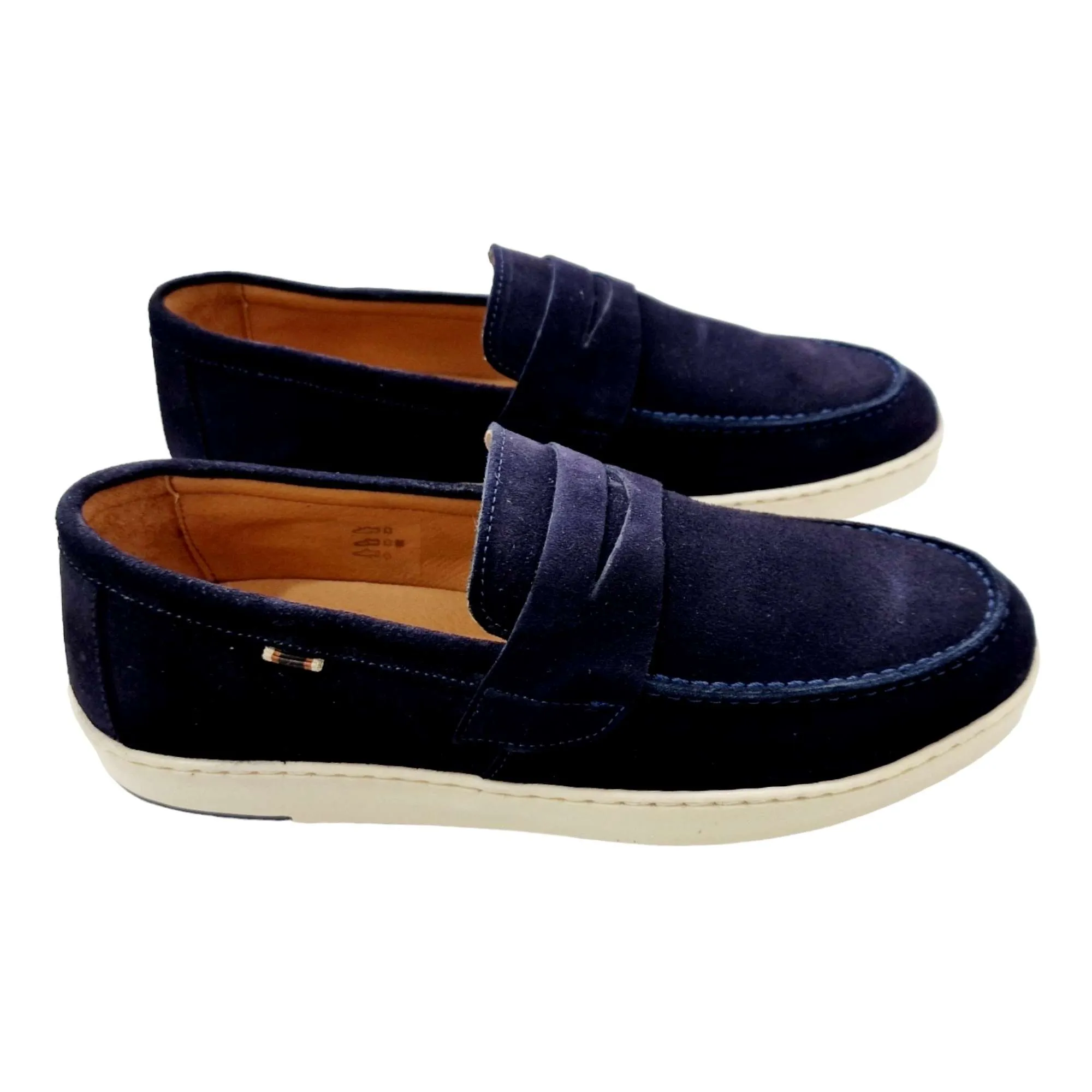 ZAPATOS MOCASÍN HOMBRE PIEL SUELA CASCO MARINO