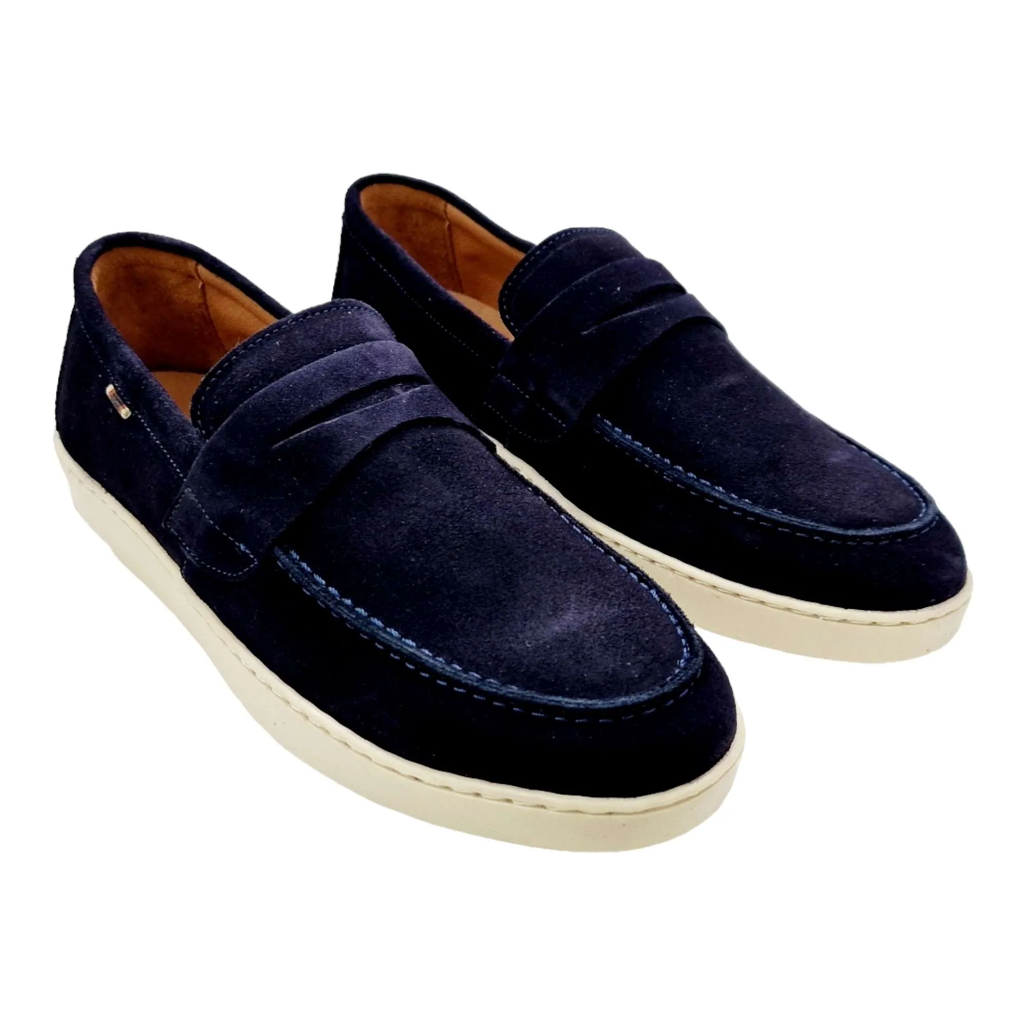 ZAPATOS MOCASÍN HOMBRE PIEL SUELA CASCO MARINO