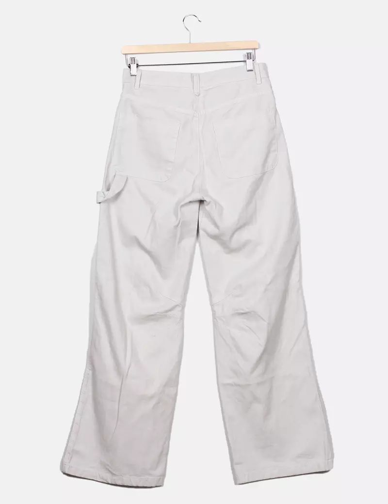 Zara Jeans denim ancho azul